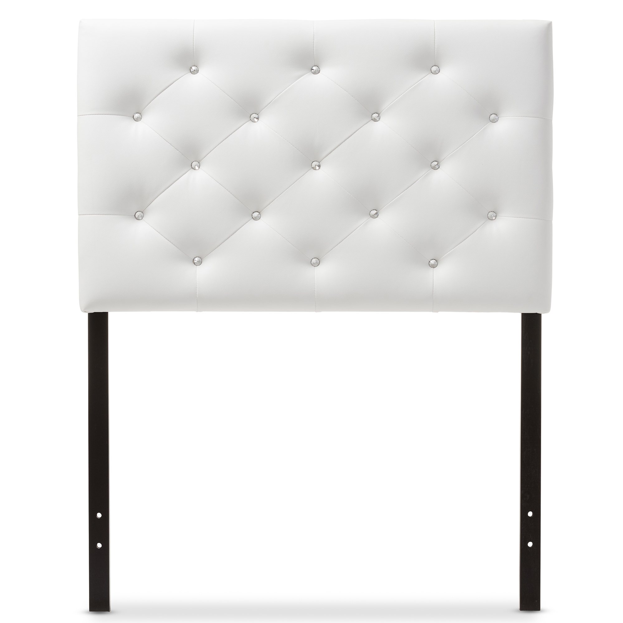 Twin faux outlet leather headboard